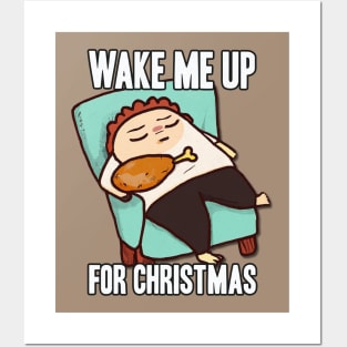 Thanksgiving Nap Wake Me Up Posters and Art